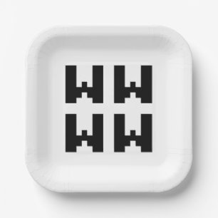 Assiettes En Carton WWWW   LOL Japonais Internet Slang