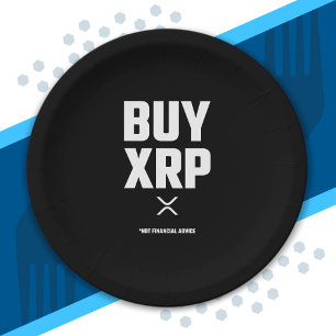 Assiettes En Carton XRP Crypto - XRP Cryptodevise - Acheter XRP - XRP