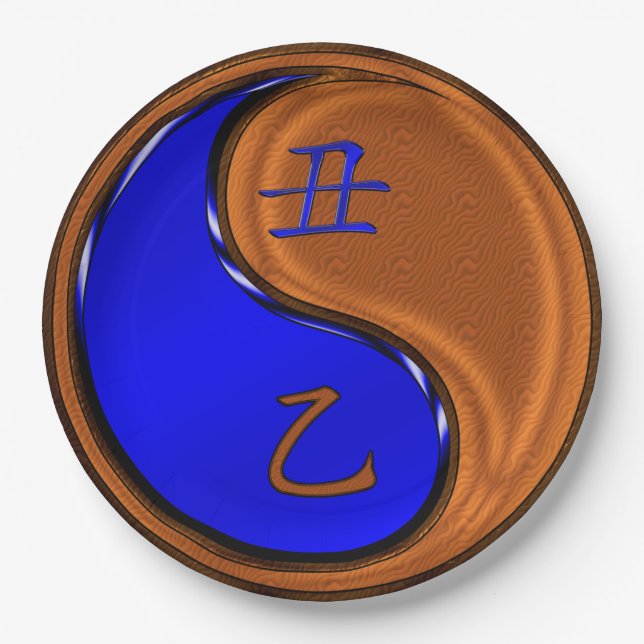 Assiettes En Carton Year of the Wood Ox (Devant)