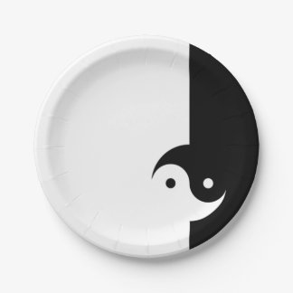 Assiettes En Carton YinYang