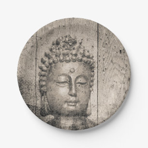 Assiettes En Carton Yoga vintage de Bouddha