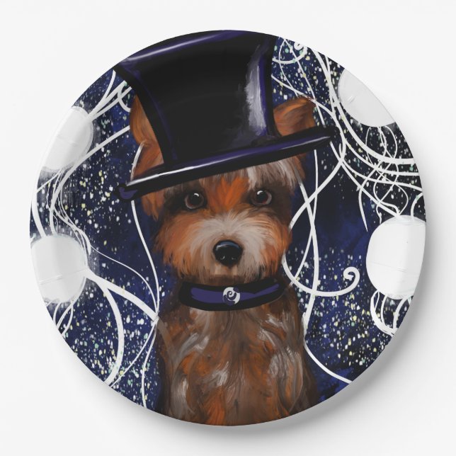 ASSIETTES EN CARTON YORKIE            (Devant)