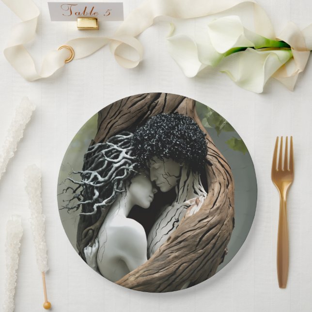 Assiettes En Carton You and I Forever (Mariage)