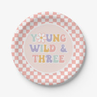 Young Wild Three Super Rose Daisy Checker