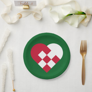 Assiettes En Carton Yule scandinave