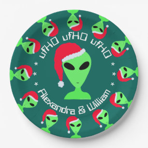 Assiettes En Carton Z LGM à une fête de Noël personnalisée par