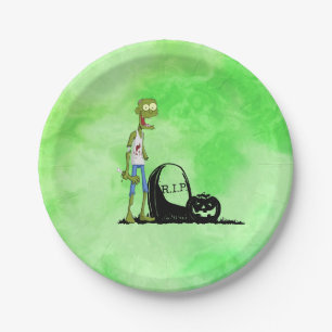 Assiettes En Carton Zombie