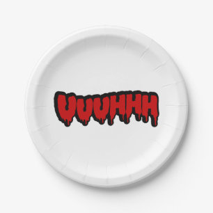 Assiettes En Carton Zombie Groan