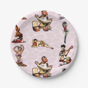 Assiettes En Carton Zombie Pin Ups