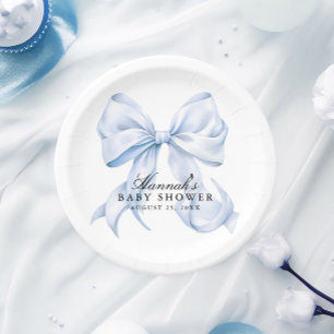 Assiettes en Papier Arc-en-ciel Bébé Shower Coquet