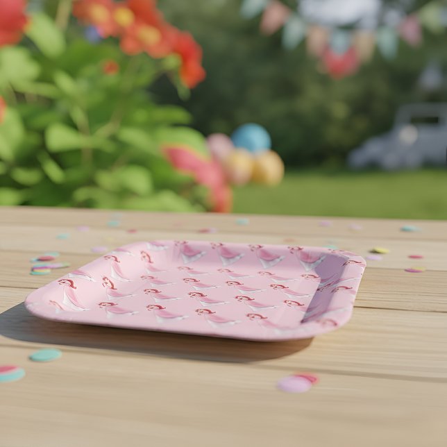 Assiettes en papier Ariel (Créateur téléchargé)