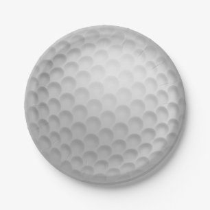 Assiettes en Papier Ball de Golf