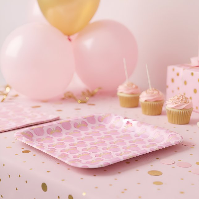 Assiettes en papier Crown (Créateur téléchargé)