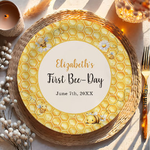 Assiettes en papier d'anniversaire si douces pour 
