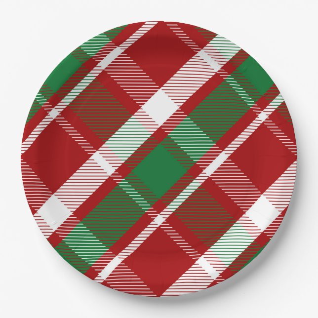 Assiettes en papier de Noël (Devant)