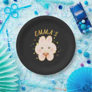 Assiettes en papier éditable pour l'anniversaire d