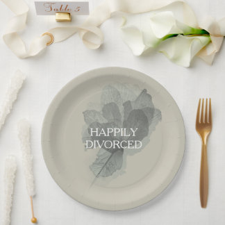 Assiettes en papier élégantes et modernes pour fêt
