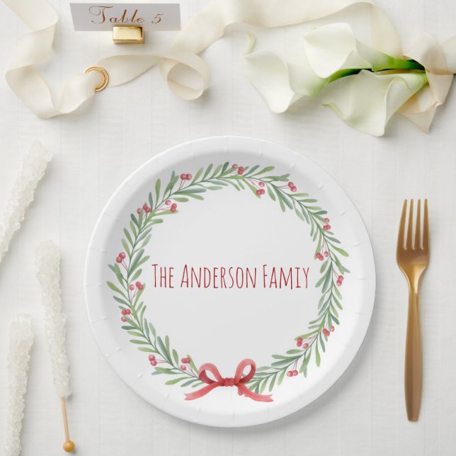 Assiettes en Papier – Éléments Essentiels de la Dé (Mariage)