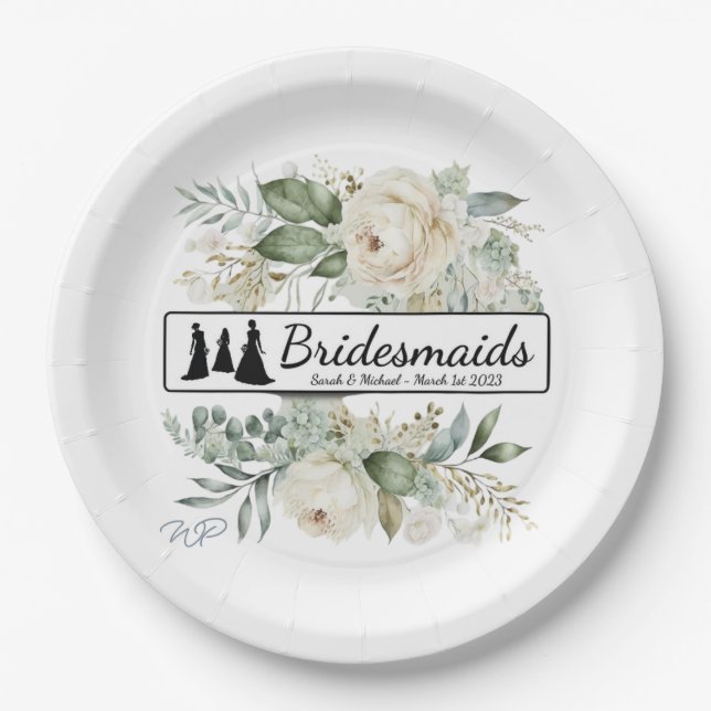 Assiettes en papier et fêtes (Devant)