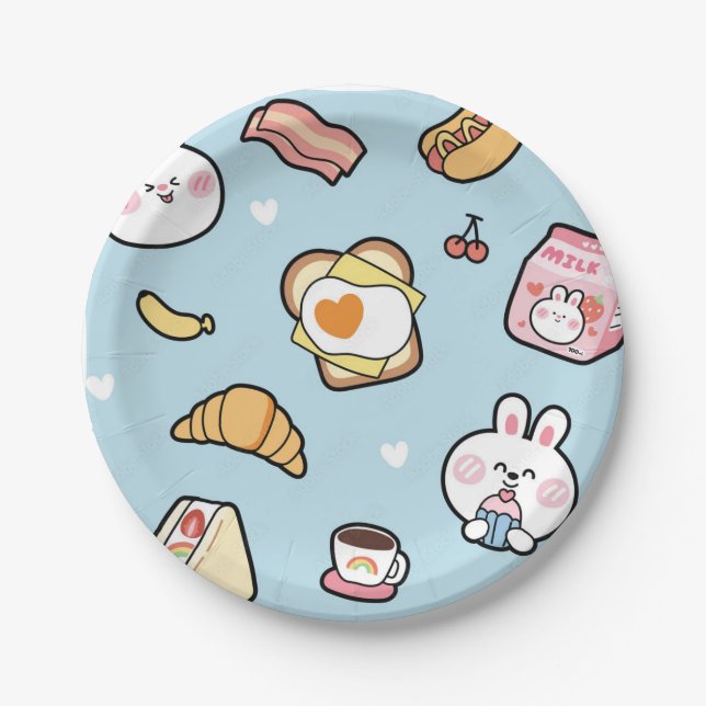 Assiettes en papier et pour fêtes (Devant)