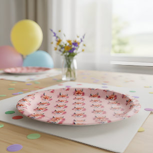 Assiettes en papier Fox