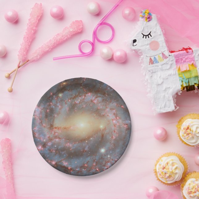 Assiettes en papier Galaxie spirale  (Fête)