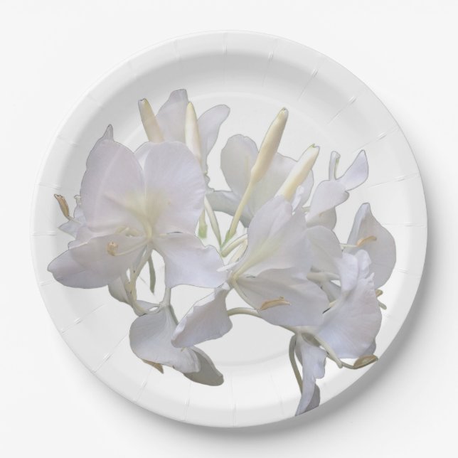 Assiettes en papier Ginger Lily (Devant)