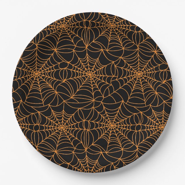 Assiettes en papier Halloween (Devant)
