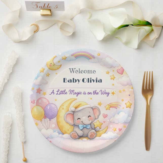 Assiettes en papier jetables Mariage Action de grâ (Mariage)