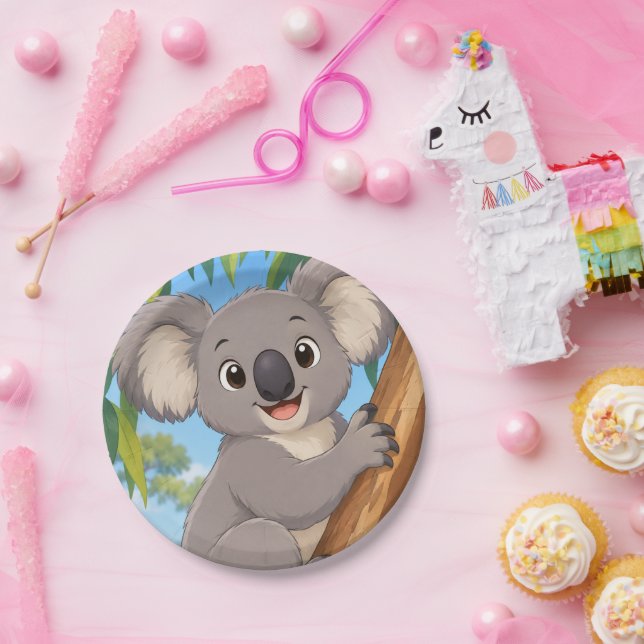 Assiettes en papier Koala Bear (Fête)