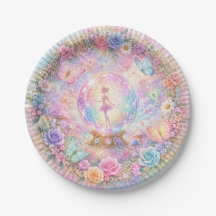 Assiettes en papier Lagune de fée sirène