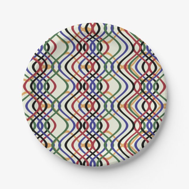 Assiettes en papier liminales (Devant)