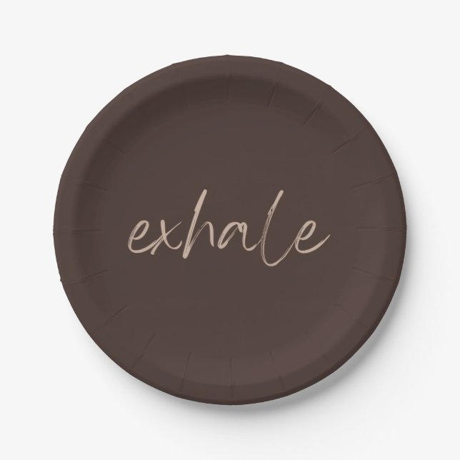 Assiettes en papier Luxe Waiting To Exhale (Devant)