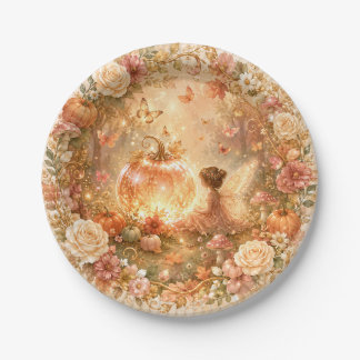 Assiettes en papier pastel arc-en-ciel fée rêve