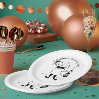 Assiettes en papier personnalisables pour baby sho