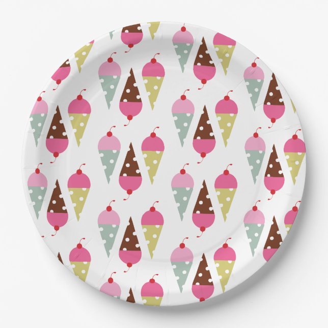 Assiettes en papier personnalisées 9" (Devant)