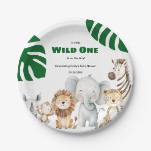Assiettes en papier personnalisées pour Baby Showe