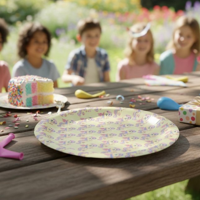 Assiettes en papier Pony (Créateur téléchargé)