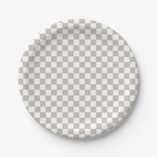 Assiettes en papier pour anniversaire Bohème à car