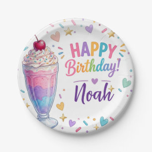 Assiettes en papier pour anniversaire Candyland au