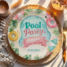 Assiettes en papier pour anniversaire de fête au b