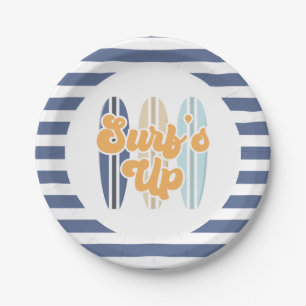Assiettes en papier pour anniversaire de plage Pla