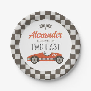 Assiettes en papier pour anniversaire de voiture d