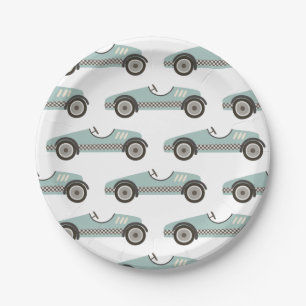 Assiettes en papier pour anniversaire de voiture d