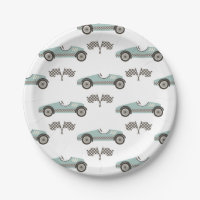 Assiettes en papier pour anniversaire de voiture d