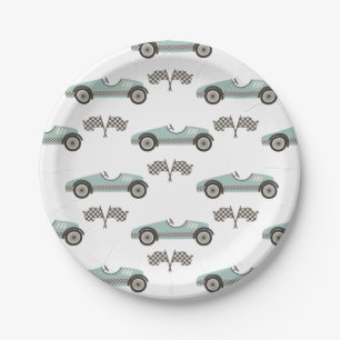 Assiettes en papier pour anniversaire de voiture d