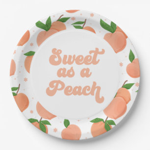 Assiettes en papier pour anniversaire Douces comme
