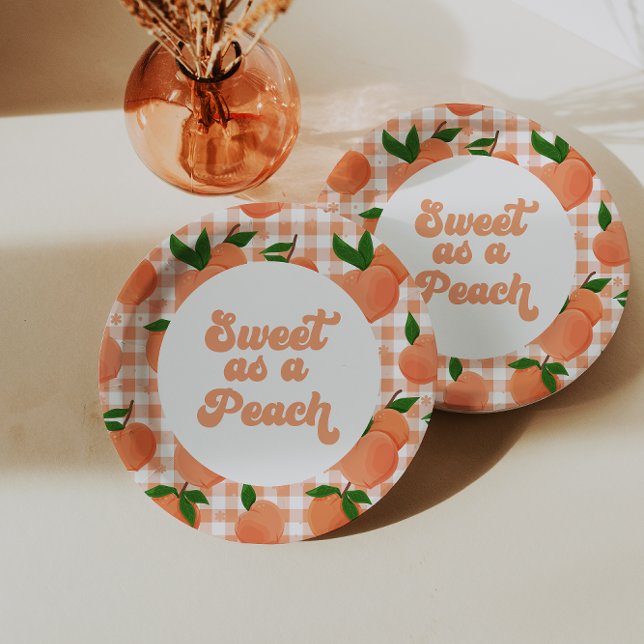 Assiettes en papier pour anniversaire Douces comme (Créateur téléchargé)