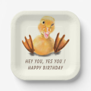 Assiettes en papier pour anniversaire enfant Canar