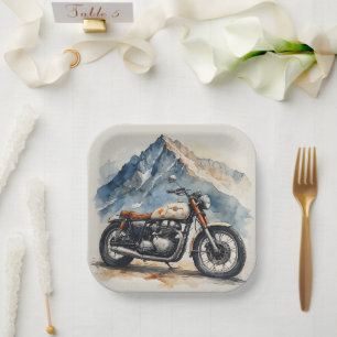 Assiettes en papier pour anniversaire ou baby show